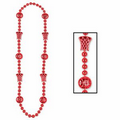 Basketball Bead Necklace